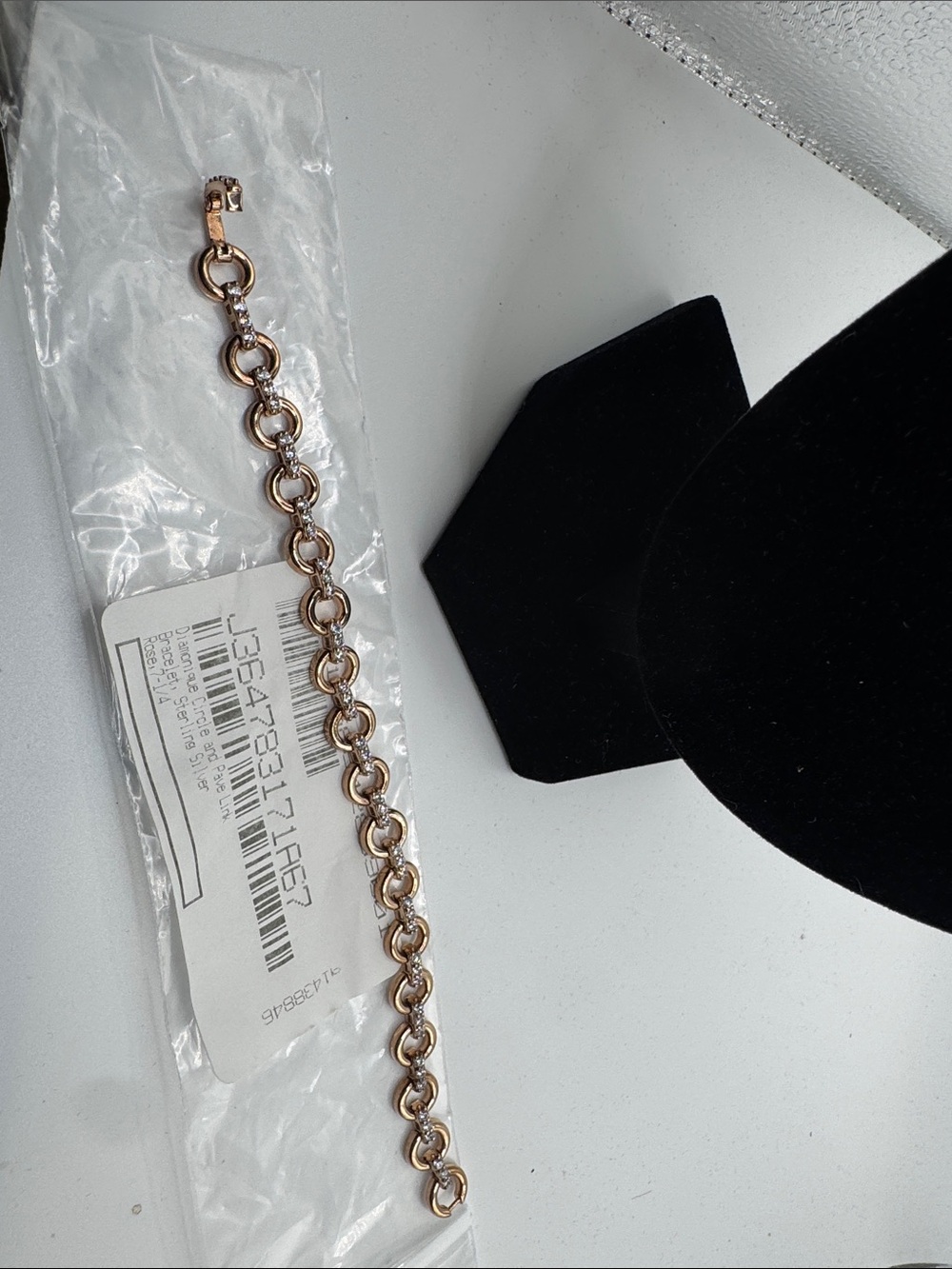 Dominique Rose Gold Link Bracelet